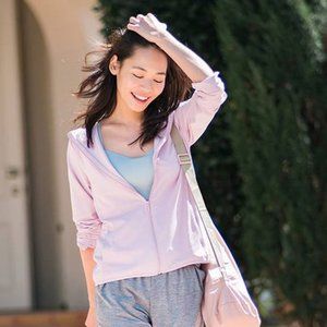 🎈[3/$15] UNIQLO Airism mesh zip up hoodie